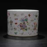 Late Qing Dynasty pastel glaze pen container - Foto 3