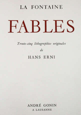 La Fontaine, J.de. - фото 1 La Fontaine, J.de. - фото 1