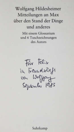 Hildesheimer, W. - фото 3