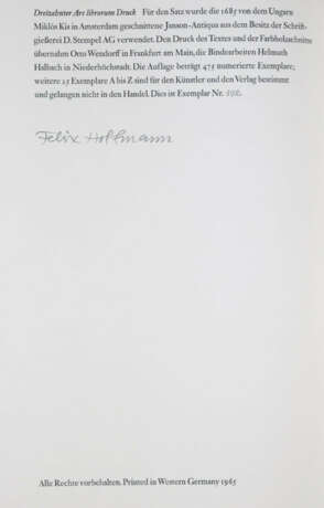 Hoffmann, F. - фото 2 Hoffmann, F. - фото 2