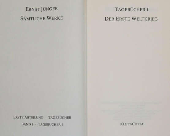 Jünger, E. - photo 1 Jünger, E. - photo 1