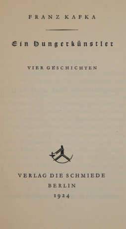 Kafka, F. - photo 1 Kafka, F. - photo 1