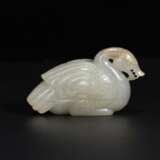 Han Dynasty Hetian jade Sculpture duck Decoration - Foto 1