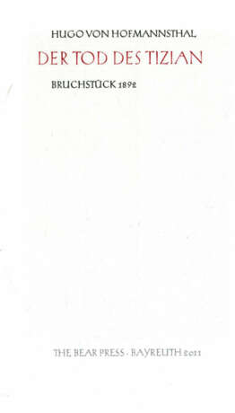 Hofmannsthal, H.v. - photo 3