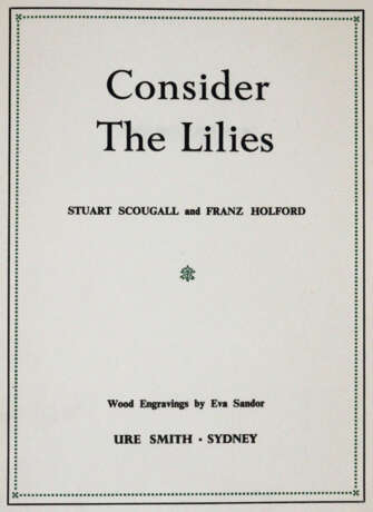 Scougall, S. u. F.Holford. - фото 1