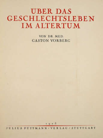 Vorberg, G, - Foto 1 Vorberg, G, - Foto 1