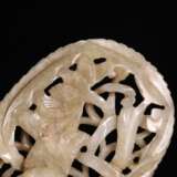 Qing Dynasty Hetian jade Carving crane Jade ornament - Foto 4