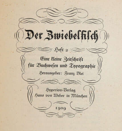 Zwiebelfisch, Der. - photo 2 Zwiebelfisch, Der. - photo 2