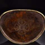 Qing Dynasty Copper gilt lotus Sitting image - Foto 9
