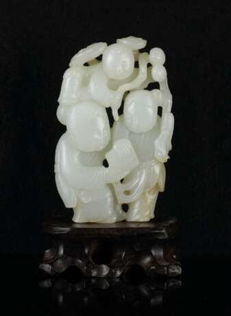 Hetian jade Carving Ganoderma character Decoration - фото 1