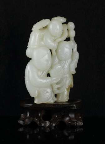Hetian jade Carving Ganoderma character Decoration - Foto 4