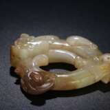 Hetian White jade Carving Dragon Jade ornament - фото 5