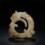 Hetian White jade Carving Dragon Jade ornament - фото 8
