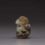 China 19th century three item Carving jade article - photo 6