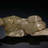 Han Dynasty Hetian jade God beast sculpture - Foto 8