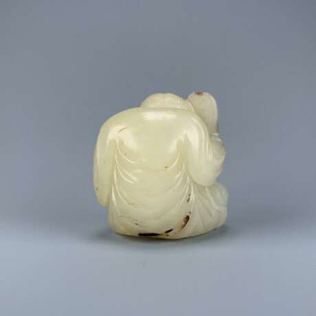 Qing Dynasty Hetian jade Carving Paper town - photo 6
