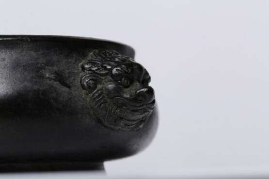Qing Dynasty copper lion ear incense burner - Foto 2