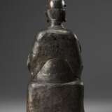 China Ming Dynasty bronze Carved scholar - photo 2