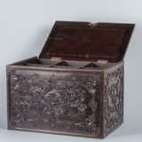 China 19th century Rosewood carving box - фото 4