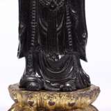 Qing Dynasty Agarwood Sculpture Guanyin image - Foto 4