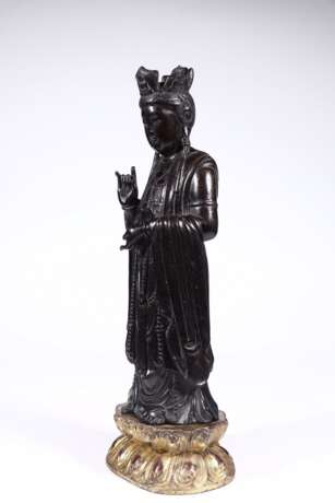 Qing Dynasty Agarwood Sculpture Guanyin image - Foto 5