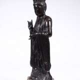 Qing Dynasty Agarwood Sculpture Guanyin image - photo 5