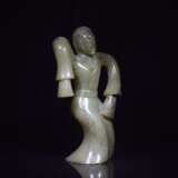 Warring States Hetian jade dancing girl sculpture - photo 2
