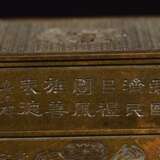 Qing Dynasty Copper Three floors Square furnace - Foto 8