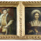Eduard VI im Jahr 1546 u. Portrait einer Dame. - Foto 1