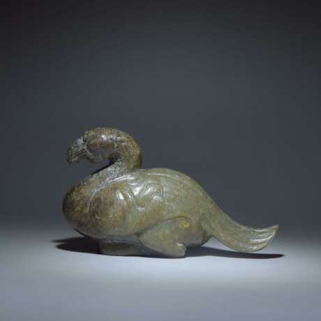 Warring States Hetian jade bird sculpture - фото 6