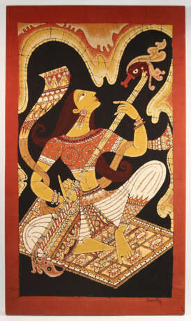 Drei asiatische Malereien, - фото 2 Drei asiatische Malereien, - фото 2