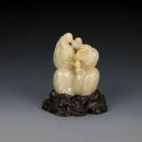 Qing Dynasty Hetian jade Carving Character scene Decoration - Foto 1