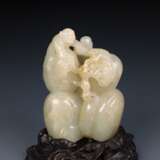 Qing Dynasty Hetian jade Carving Character scene Decoration - Foto 2