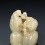 Qing Dynasty Hetian jade Carving Character scene Decoration - photo 3