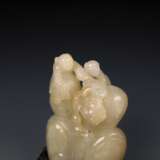 Qing Dynasty Hetian jade Carving Character scene Decoration - photo 4