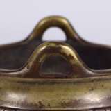 Ming Dynasty copper gilt double ear incense burner - Foto 8