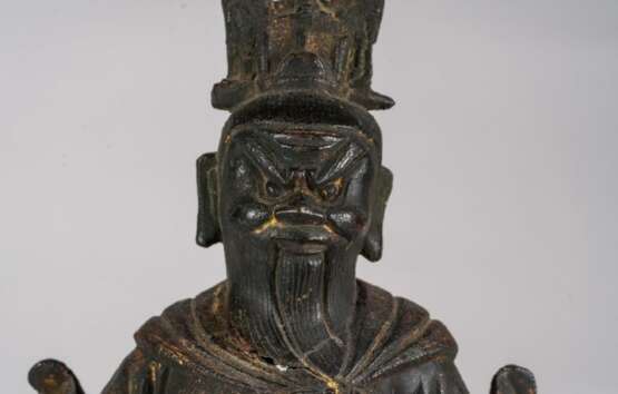 Statue of bronze Taoist figures in the Ming Dynasty in China in the 16th century - Foto 2