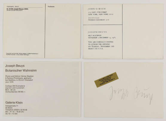 Beuys, Joseph - photo 4 Beuys, Joseph - photo 4