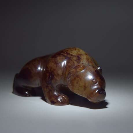 Han Dynasty Jade bear sculpture - Foto 2