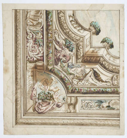 Eckausschnitt einer Deckenkonstruktion. - фото 1