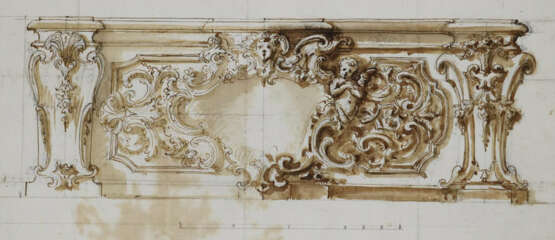 Entwurf für eine Altarmensa. - Foto 1 Entwurf für eine Altarmensa. - Foto 1