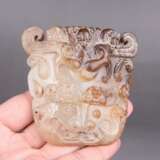 Han Dynasty Hetian jade buckle - Foto 4
