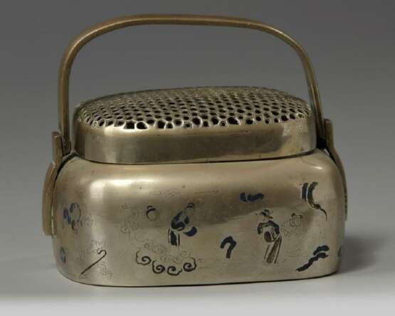 China 19th century brass Hand warmer - фото 2