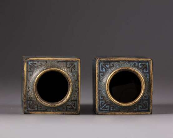 A pair of Chinese cloisonné enamel 'Eight Immortals' - Foto 5