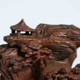 Qing Dynasty Bamboo carving Landscape character Decoration - photo 3