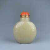 China Qing Dynasty Hetian jade Carving snuff bottle - Foto 6