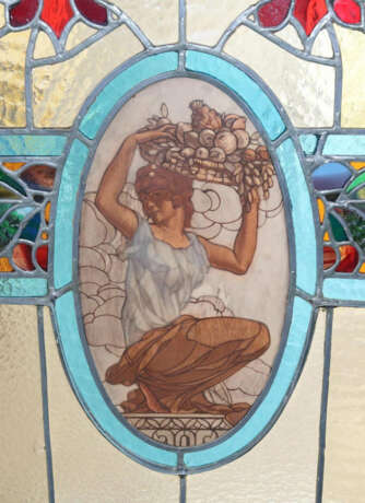 Bedeutender Jugendstil Paravent. - photo 6