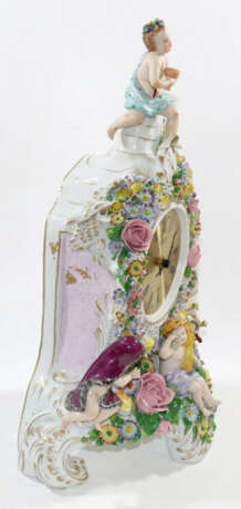 Figürliche Porzellanuhr. - photo 3 Figürliche Porzellanuhr. - photo 3