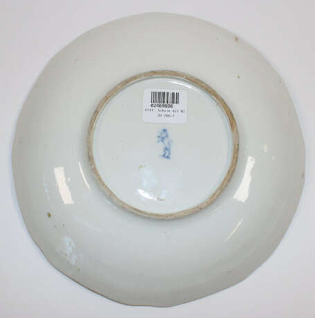 Schale mit Blumenmalerei und Ozierrand - Foto 3 Schale mit Blumenmalerei und Ozierrand - Foto 3
