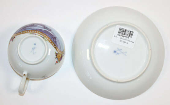 Marcolini-Tasse mit Untertasse - photo 2